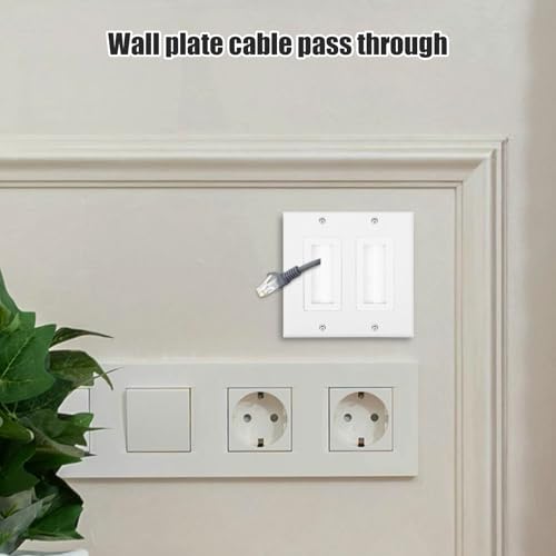 Placa de pared cepillo doble puerto con cerdas protectoras antianudado 7