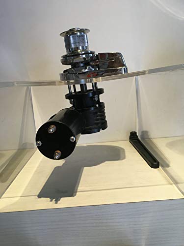 POWER4S 12V 600W Heavy Duty Highspeed Marine Boat Anchor Winch Windlass with Capstan for Boats from 20ft to 35ft C612C (9mm DIN766 Gypsy)