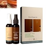 Wood Repair Kit,Professional Wood Floor Scratch Repair-Restores Wood Scratch, Covers Nicks, Marks, Minor Defects,Restore a Finish for Wood (1 Set)