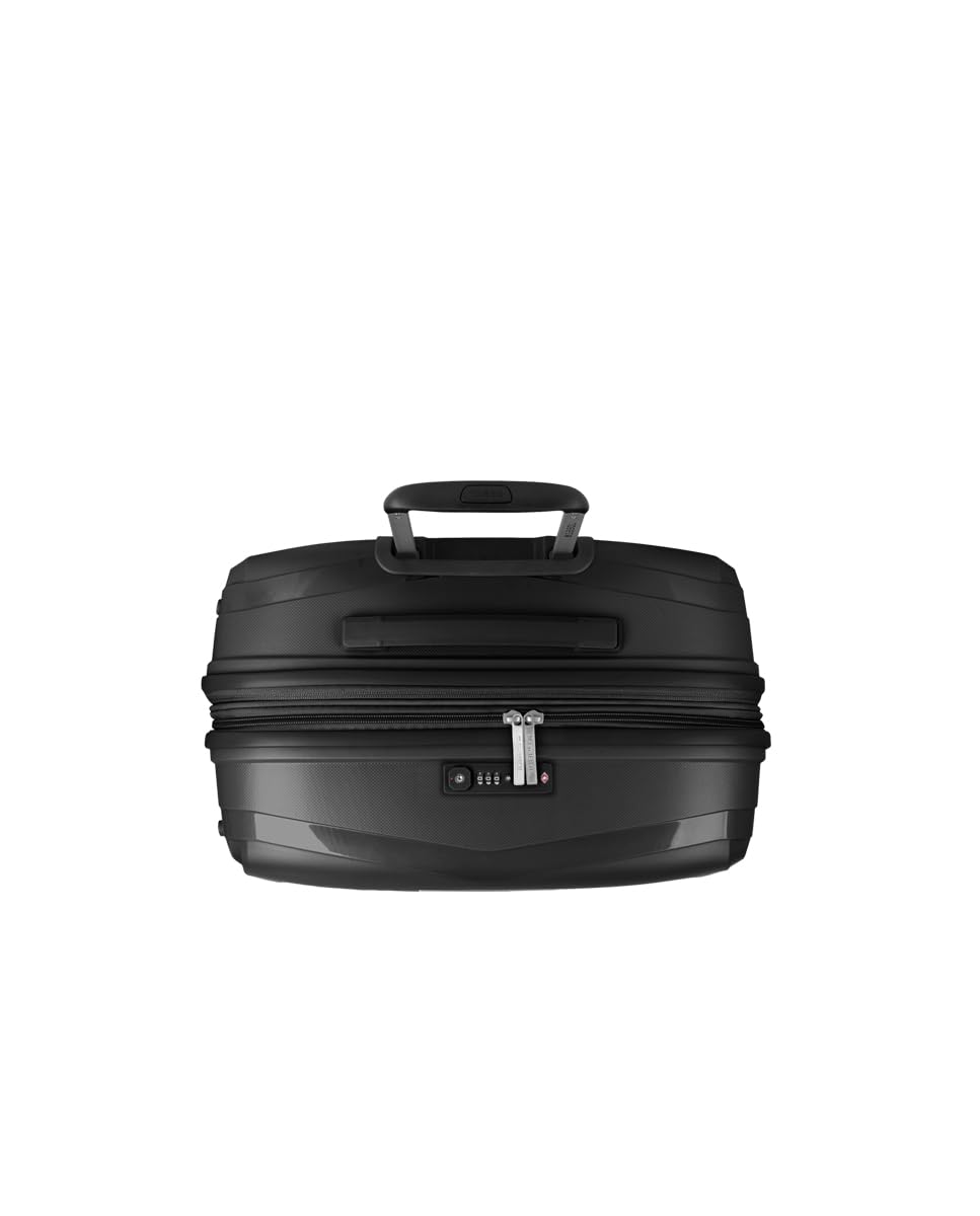 Gabol | Duża walizka rozszerzalna Queens sztywna o pojemności do 109,6 l, Czarny (Black)