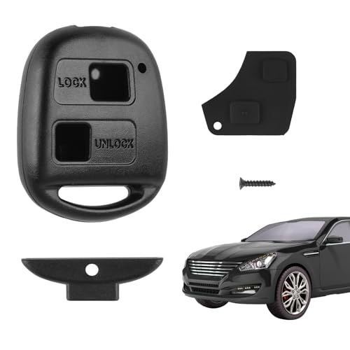 Coque de Remplacement pour Clés de Voiture Toyota et Lexus, Coque de Clé sans Lame Compatible avec Modèles Rav4, Yaris, Corolla, Celica et Plus, Étui sans...