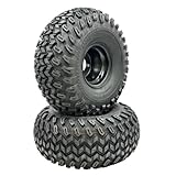 Set of 2-22x11.00-8 4 Ply Golf Cart Wheel Assembly