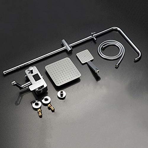 Robinet de douche numérique mitigeur chrome poli froid et chaud - 6