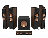 Klipsch Reference Premiere RP-8060FA II 5.1.4 Home Theater System with a Larger 90° x 90° Hybrid Tractrix Horn, 8