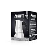 Bialetti Cafetera Venus, Mango Anti-escaldaduras, Apta para Inducción, 6 Tazas (235ml), Acero Inoxidable