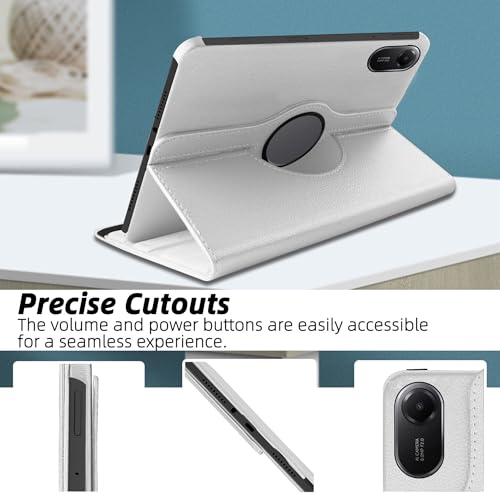 Image of TGK 360 Rotatable Smart Flip Cover for Xiaomi Redmi Pad 2 11 inch Tablet Case (White)