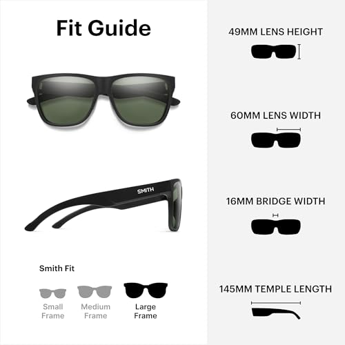 Image of SMITH Lowdown 2 XL Sunglasses - ChromaPop Polarized Lenses, Large Frame