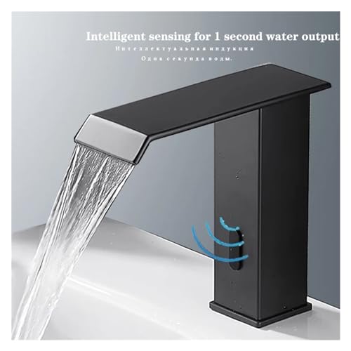 Robinet capteur intelligent eau chaude froide cascade pour lavabo - 4