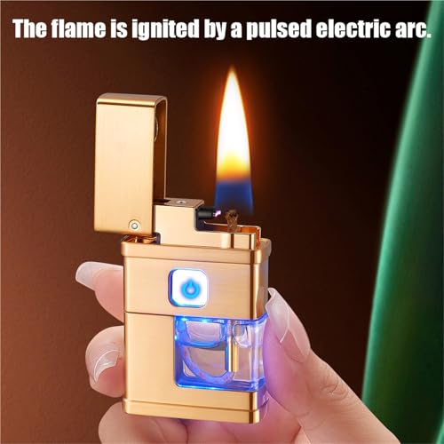 Briquet intelligent à kérosène et commande vocale LED - 5
