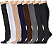 Price comparison product image 8 Pairs Compression Socks for Women and Men (15-20mmHg)- Great for Medical, Circulation,& Recovery,Nursing, Travel & Flight Socks - Running & Fitness