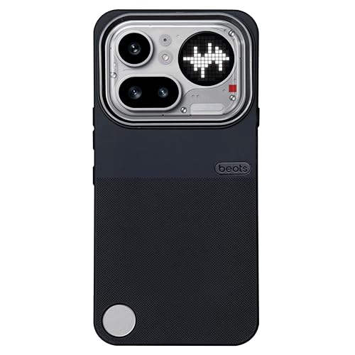 Image of NIUKIN Rugged Soft Back Case for Nothing Phone 4a Pro 5G | Shockproof Scatrchproof Cover | Black (Design 02)