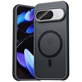 EASDNB für Google Pixel 9/9 PRO Hülle für Magsafe, Magnetisch Handyhülle für Pixel 9 Hülle, Kameraschutz Stoßfeste Kratzfeste Durchscheinende Schutzhülle für Google 9 PRO Hülle, Schwarz