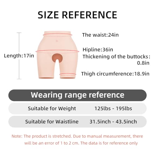 Image of YUMEYA Silicone Control Panties Fake Butt Pants Hip Enhancer Male to Female Big Butt Pads for Women