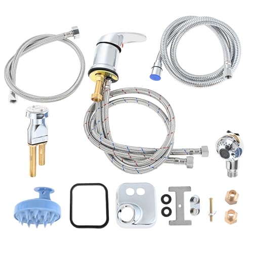 Salon Shampoo Bowl Hose & Sprayer Kit (11 Pcs)