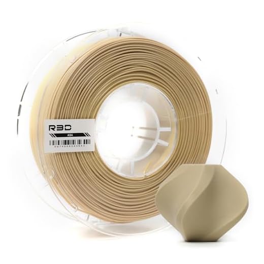 R3D ASA Filament 1.75mm, 1KG 3D Printer Filament, Heat & Weather Resistant, Dimensional Accuracy +/- 0.02 mm, Perfect for Outdoor Functional Parts, Compatible with AMS (Latte)