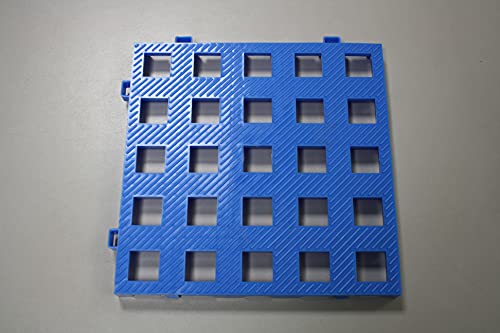 Tapis modulable plastique FleXA avec dalles clipsables et surface ajourée - 3