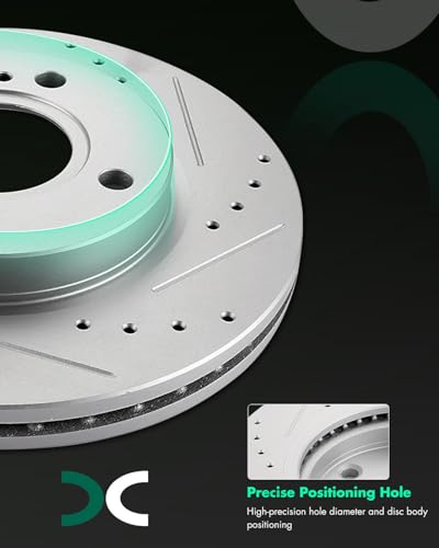 Image of SCITOO Front 10.16 inch Brake Pads and Rotors Kits Brakes Kit:54176;D1454-8653