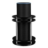 Fintie Acrylic Stand Guard for Amazon Echo Plus / Echo (1st Generation) - Enhanced Strength and Stability Station Holder, Jet Black