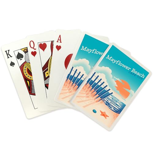 Lantern Press Cape Cod, Set 52 Naipes Poker miniatura 2