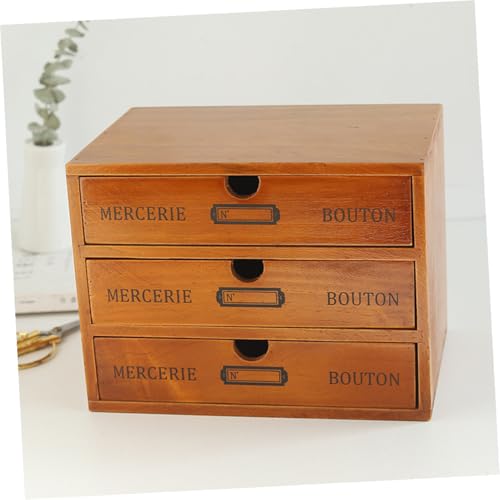 Rangement cosmétique Uonlytech en bois massif noble aux finitions soignées - 8