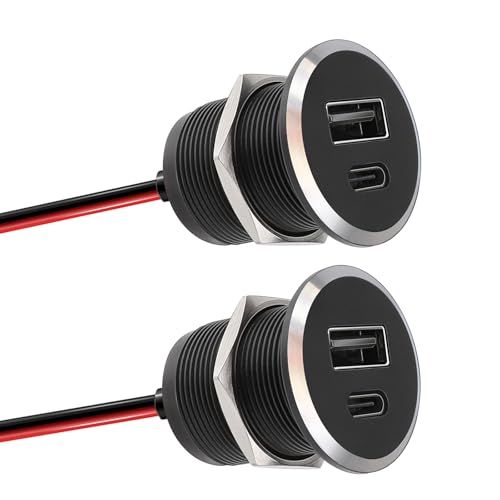 60W PD QC 3.0 Caricatore USB Voltmetro digale Interruttore Presa di 60W PD QC 3.0 Caricatore USB Voltmetro digale Interruttore Presa di