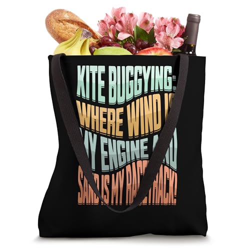 ride Kite buggy Buggying Kiting Kite Surfing Kite Buggying Tote Bag