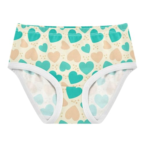 Heart Yellow Toddler Girls's Underwear 2T 2302865