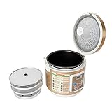 - Estéreo de 360 grados. OUKANING Fermentador automático de ajos, 5 l, 90 W, negro, 12-15 días