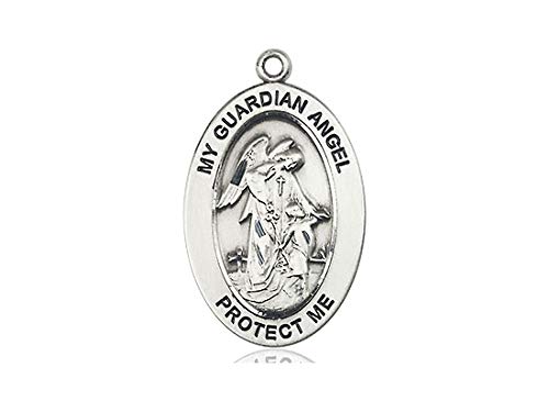 Traditional Saint Medal in Sterling Silver | With stainless chain and gift box