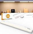 Tonlesm LED Under Cabinet Lighting Plug-in Or Hardwired, 24 Inch 17W Super Bright,Dimmable with Dimmer,120V 5CCT 2700/3000/3500/4000/5000K, Linkable Cabinet Light,Under Counter Lights for Kitchen