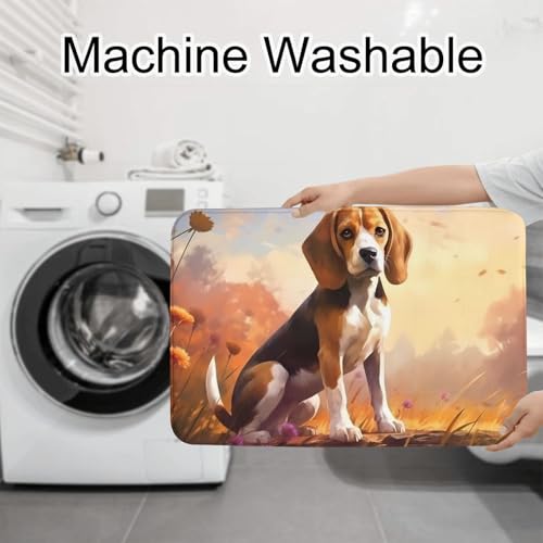 Nerdy Beagle tapis de bain de qualité supérieure à séchage ultra rapide - 8