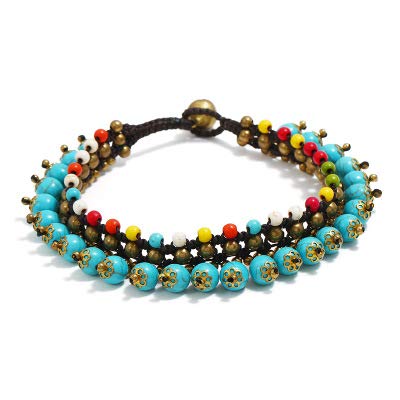 Preisvergleich Produktbild Original Fußkettchen Türkis