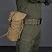 IDOGEAR Tactical Pouch Molle Drawstring Magazine Dump Pouch Mag Recycling Pouch Universal Bag (Coyote Brown)