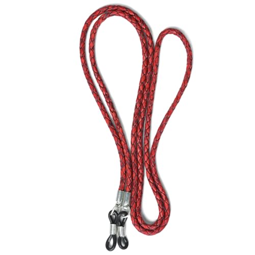 Image of GENIQUE Genuine Leather Glasses Strap, Eyeglass Chain,Eye Glasses holders around Neck, Sunglass Strap for Men
