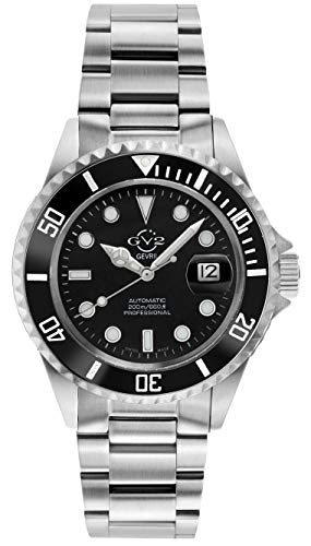 GV2 42247 Men's Liguria Swiss Automatic Ceramic Rotating Bezel Bracelet Date Watch