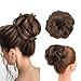 1 Piece Messy Hair Bun Messy Synthetic Chignon Ponytail Curly Wavy Hair Scrunchies Extension for Women Updo Hairpieces (8#)