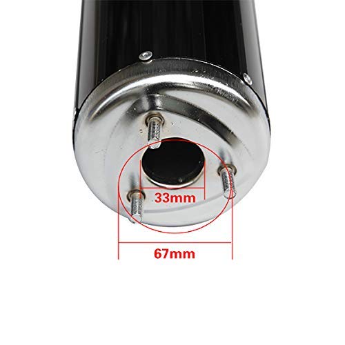 Silencieux Type 32 Noir Quad ATV Bashan Shineray Jingling