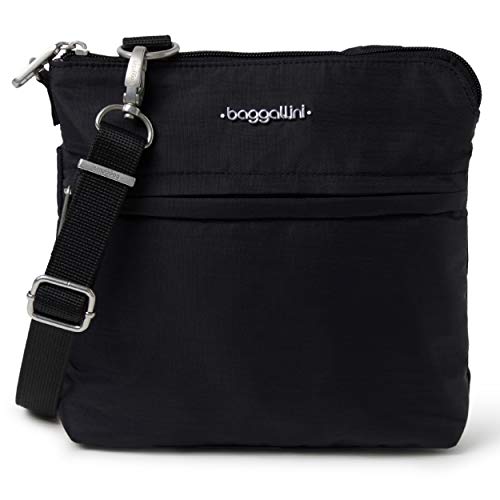 Baggallini Anti-Theft Leisure Crossbody Bag, Black