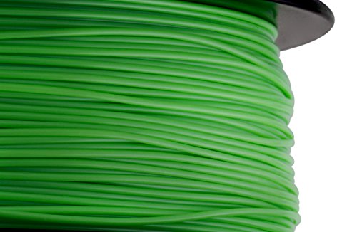 Image of HATCHBOX PETG 3D Printer Filament, Dimensional Accuracy + /- 0.03 mm, 1 kg Spool, 1.75 mm, Green (3D PETG-1KG1.75-GRN)