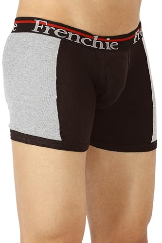 Image of Frenchie Ace Men's Cotton Rib Trunks in Stretchable, Breathable Innerwear Trunks