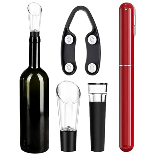 Sacacorchos Manual para Abrir Botellas de Vino,Herramienta De Corcho De Uso Fácil Y Portátil | Abrebotellas de Bomba para Vino y Sacacorchos,Para Cocina Bar Hogar Fiestas y Bodas