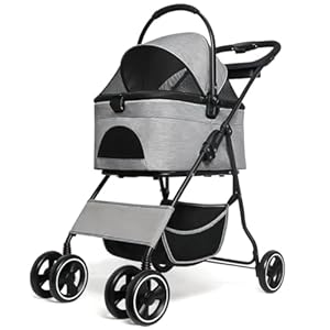 Gaojunan GAOJUNAN Wózek Dla Zwierząt Z Daszkiem