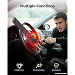 KYX Smart Steering Wheel Lock,Sound & Light Alarm,High-Tech Keyless Unlock - Image 2