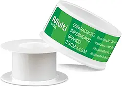 Esparadrapo Branco - Hipoalergênico - 2,5 cm x 4,5 m - Multi Saúde - HC669