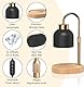 seenlast Kerzenwärmer Lampe, Duftkerze Duftlampe Wachswärmer mit Timer, Dimmbare LED Elektrischer Kerzenwärmer Lampe, Höhenverstellbar Kerzenwärmer für Schlafzimmer, Dekoration, Yoga