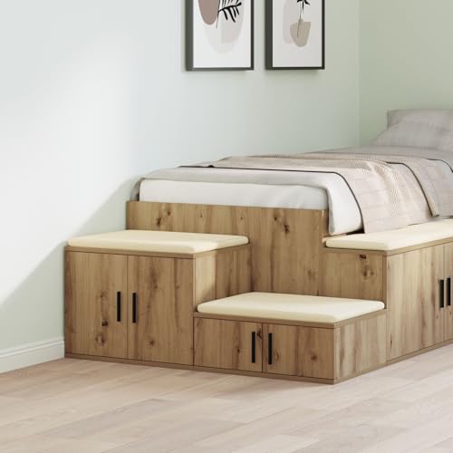 Snsowed Armario de Almacenamiento de Roble Hecho a Mano 108x41x40 cm de Madera, Armarios Dormitorio, Armario Ropero, Roperos De Dormitorio, Armario para Habitación - 866674