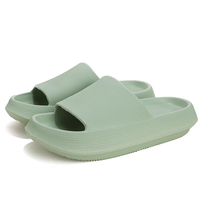 Pillow Slippers, Non-Slip Quick Drying Shower Slides, Ultra Cushion Thick Sole, Unisex Bathroom Sandals3