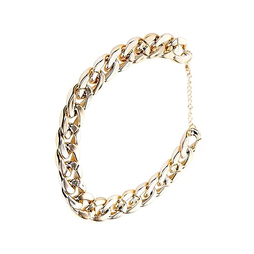 BESPORTBLE Pet Necklace Chain Dog Gold Chain Fashion Cool Pendant for Cat Small Dog Metal Pet Pendant