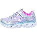 Produktbild Skechers Mädchen Galaxy Lights Sneaker, Silver Durapatent Multi Textile Trim, 34 EU