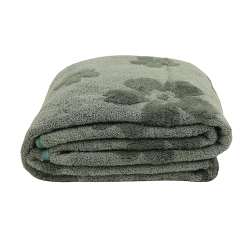 Image of HANKER Ultra Luxury Large /Full Size Plush Bath Towel | Jungle Green Colour Blossom Super, Very Soft On Skin, Luxurious Fabric, Pure Polyamide, 70x140cm, 500GSM